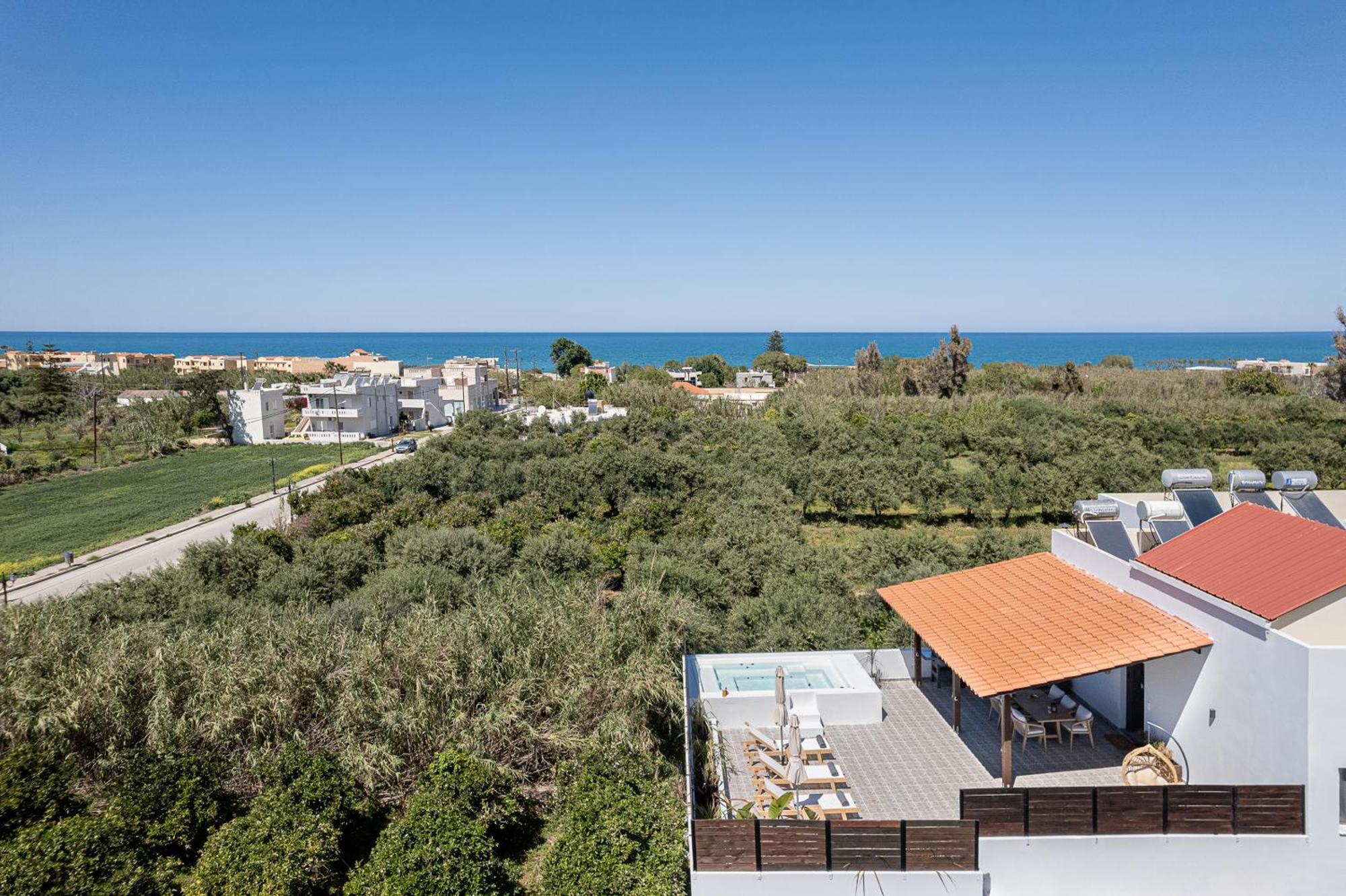 Sol Luxury Apartment - Close To The Beach With A Private Mini Pool La Canea Esterno foto